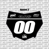 Motocutz number plate decal color and vinyl options — premium vinyl with multiple laminate finishes