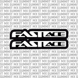 Fastace Fork Tube Decal (Without Fastace Icon)