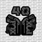 Fox 40 Fork Tube Decal