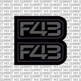Sirris "F43" Fork Decal
