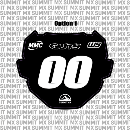 ODI Number Plate Decal