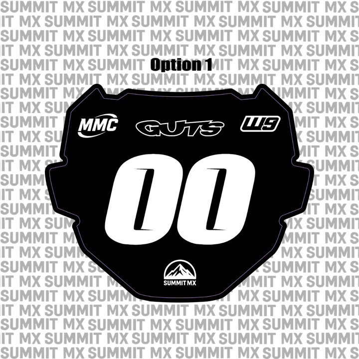 ODI Number Plate Decal
