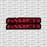 Fastace Fork Tube Decal (Without Fastace Icon)