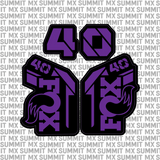Fox 40 Fork Tube Decal