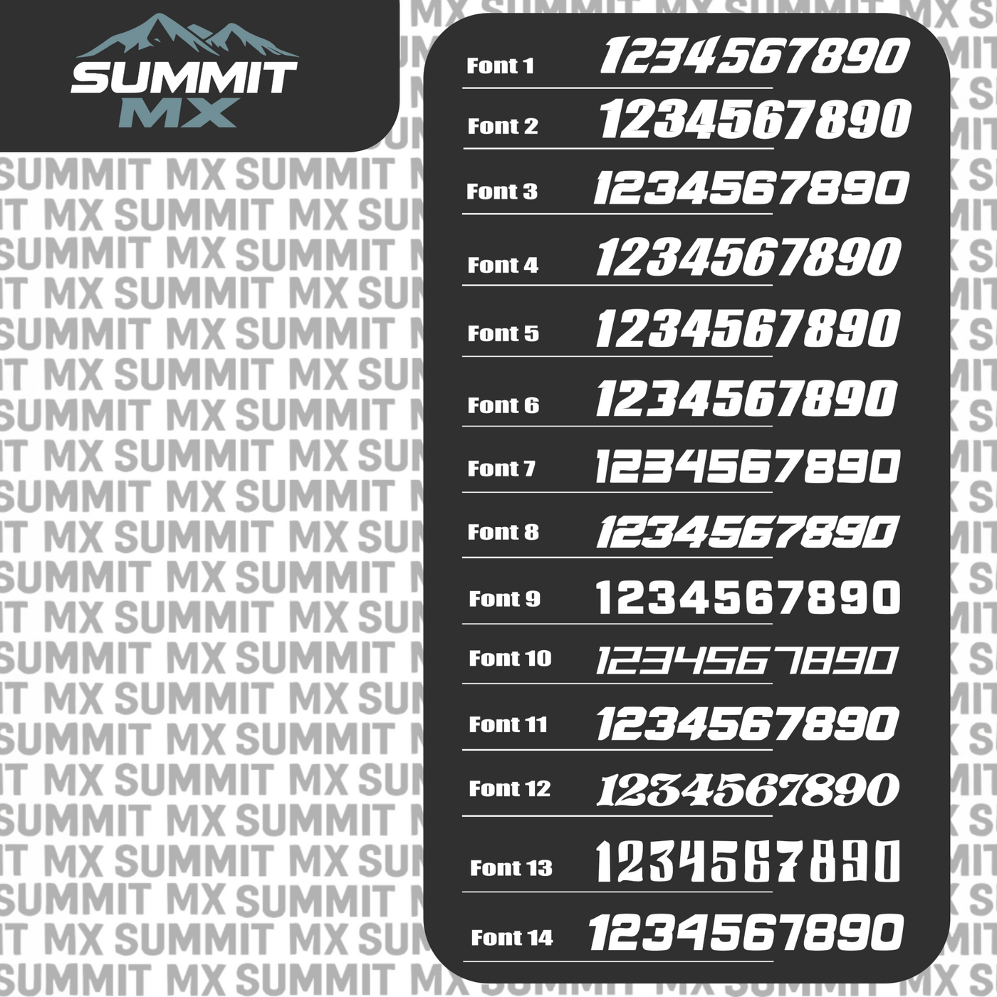 Stars & Stripes Full Color Decal for Motocutz Number Plate