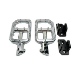 Upgraded CNC Pegs — Black , Chrome with Silver or Jet Blue Spikes