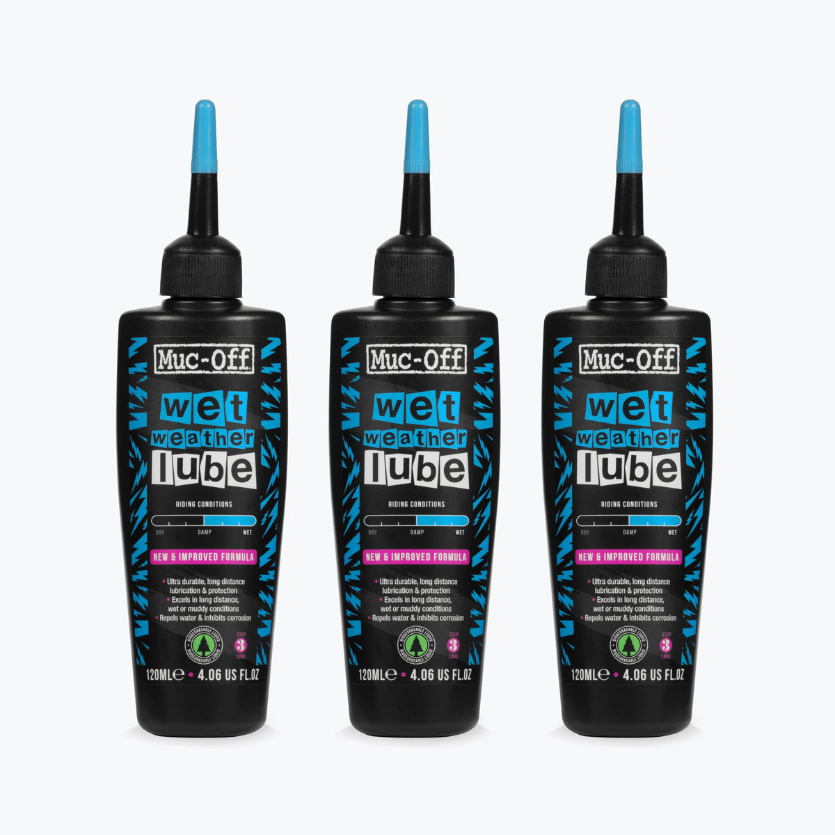 3 x Wet Weather Lube - 4.1 fl oz