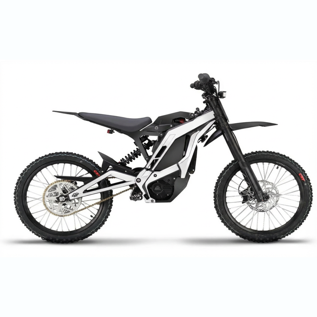 E-Ride Pro solid color frame wrap by Summit MX — White