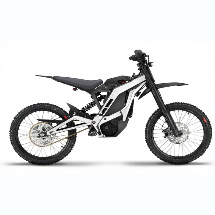 E-Ride Pro solid color frame wrap by Summit MX — White