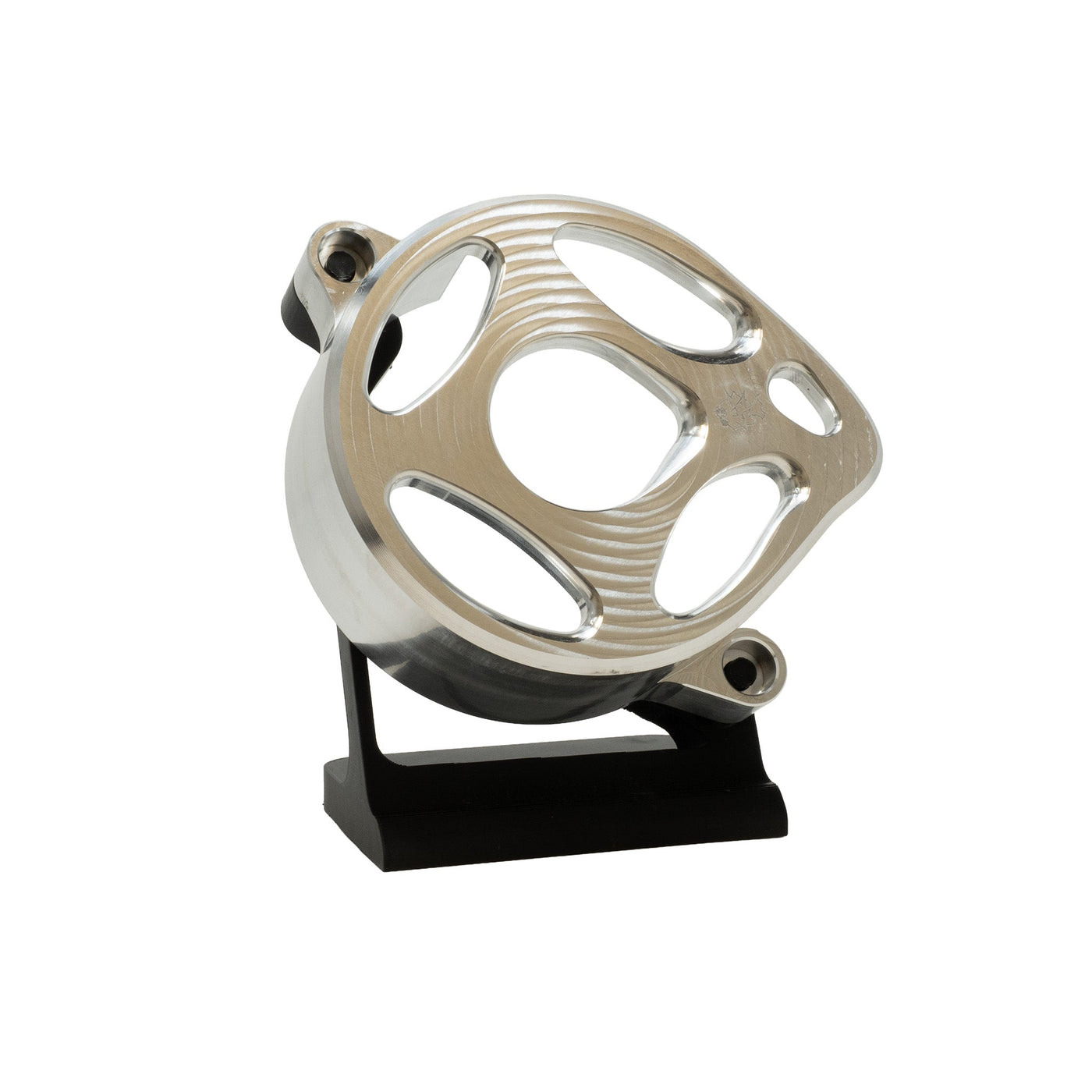 Prickly billet motor cover for Surron Ultra Bee belt drive