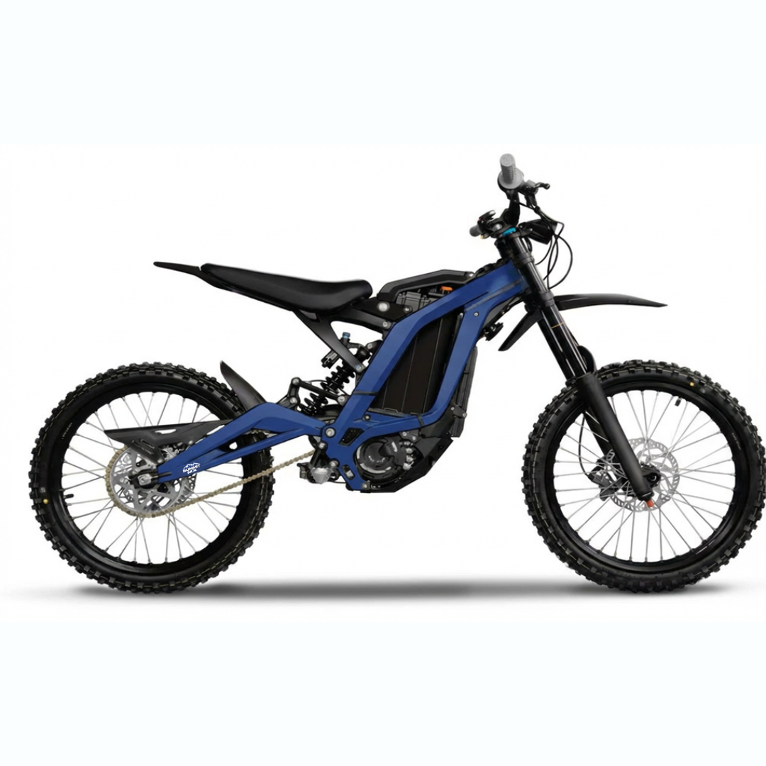 Surron Light Bee X solid color frame wrap by Summit MX — YZ Blue