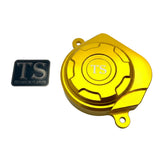 Aluminum motor cover for Surron and E-Ride Pro — product angle