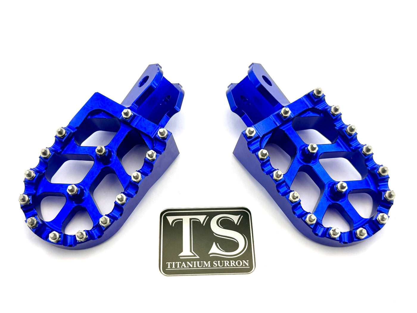 Anodized Aluminum Foot Pegs for Surron and Similar E-moto
