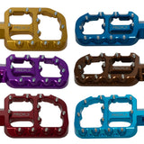 Prickly MX foot pegs for Surron Ultra Bee — installed on bike