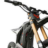 Arctic Leopard XE PRO S Enduro electric dirt bike — cockpit detail
