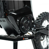 Arctic Leopard XE Pro S electric dirt bike — wheel and tire detail