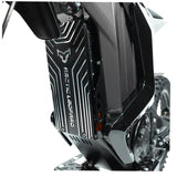 Arctic Leopard XE Pro S electric dirt bike — motor and drivetrain close-up