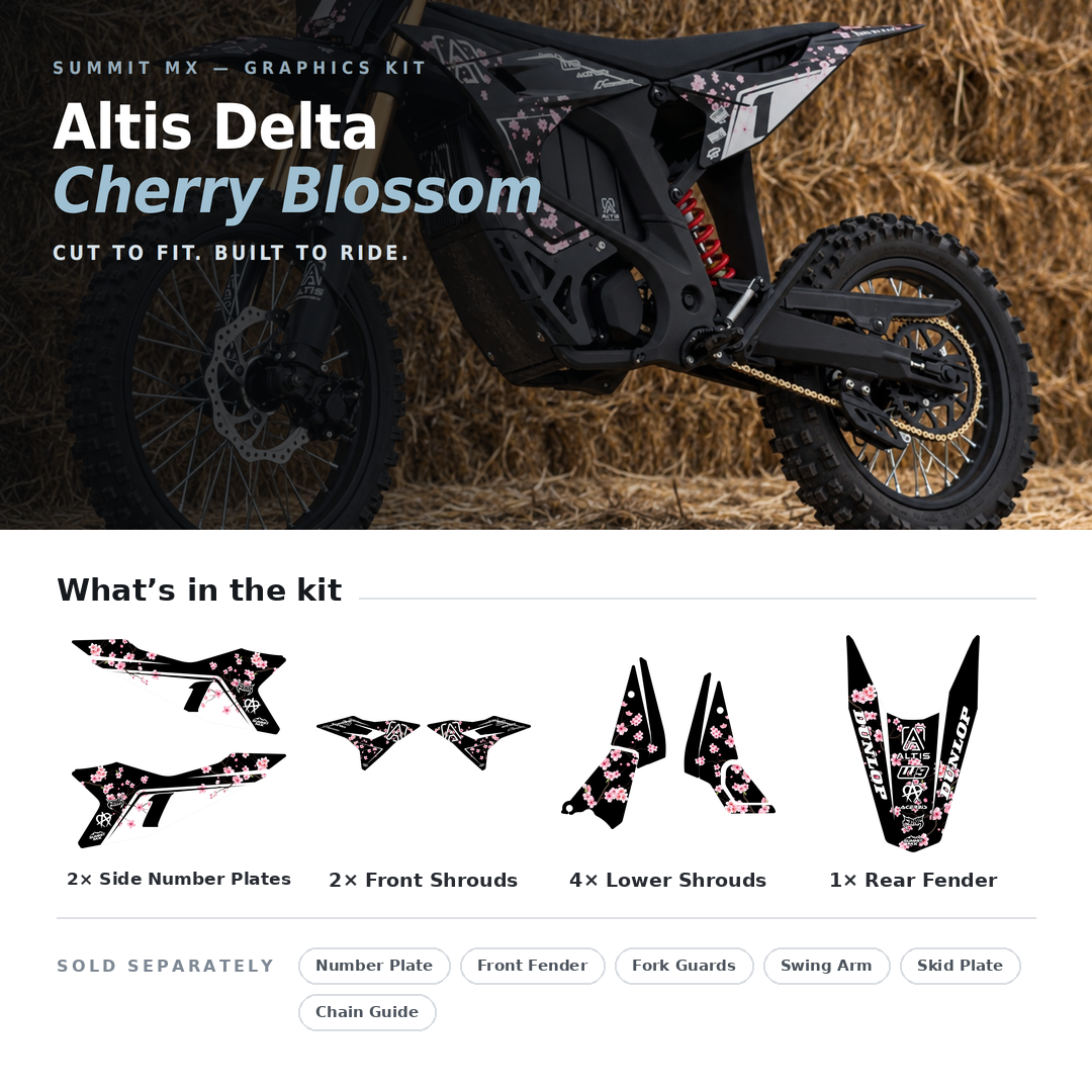 Cherry Blossom Altis Delta Graphics Kit (Body Plastics Only)