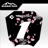 Cherry Blossom Decal for Altis Sigma Number Plate