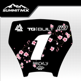 Cherry Blossom Decal for Altis Delta Number Plate