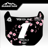 Cherry Blossom Decal for Rerode Number Plate