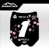 Cherry Blossom Decal for Talaria OEM Number Plate