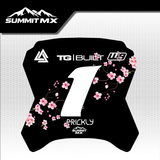Cherry Blossom Decal for Yozma Number Plate