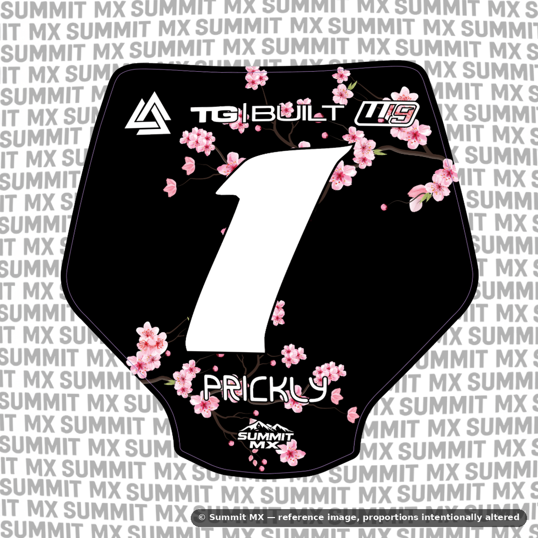 Cherry Blossom Decal for Stark Varg Number Plate