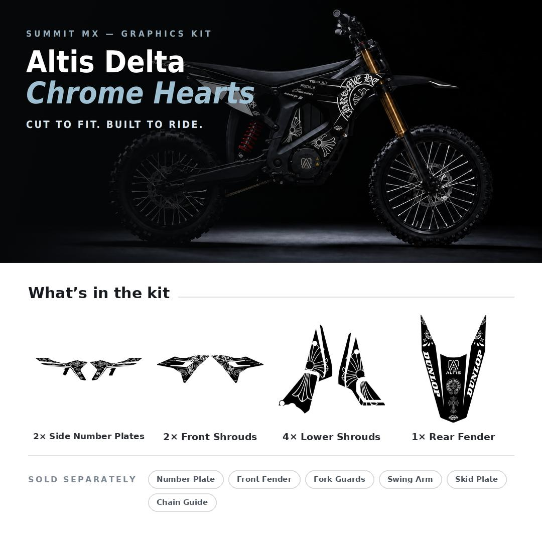 Chrome Hearts Altis Delta Graphics Kit (Body Plastics Only)