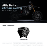 Chrome Hearts Decal for Altis Delta Number Plate