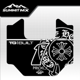 Chrome Hearts Decal for Juiced Scrambler Number Plate