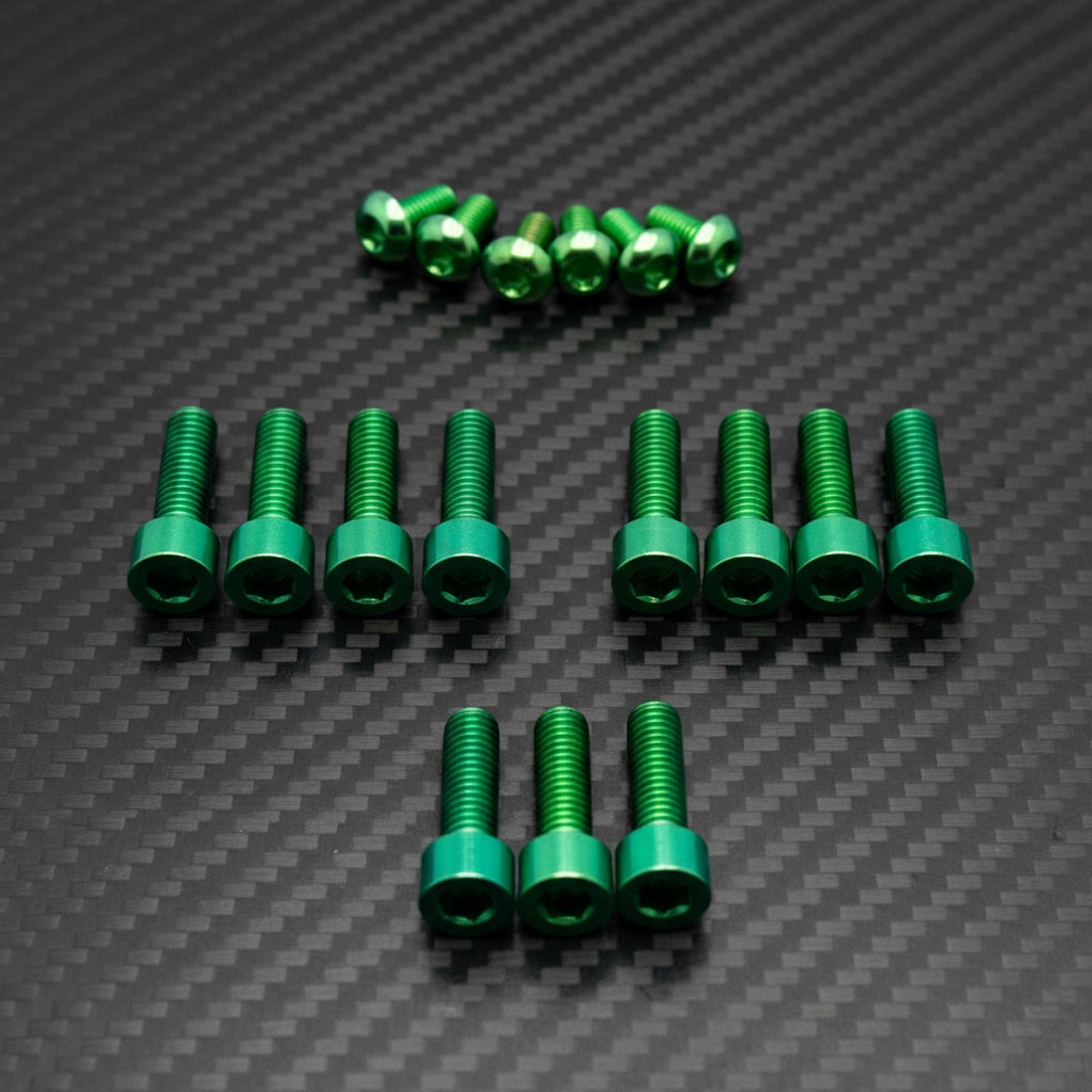 Titanium KKE Fork Bolt Kit for Surron & Talaria — close-up detail