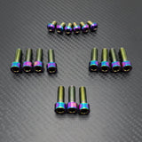 Titanium KKE Fork Bolt Kit for Surron & Talaria — anodized color options