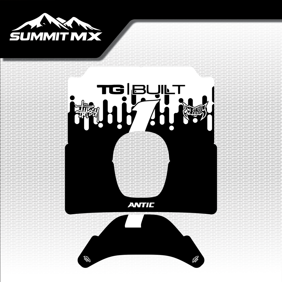 Drip Decal for Antic Number Plate