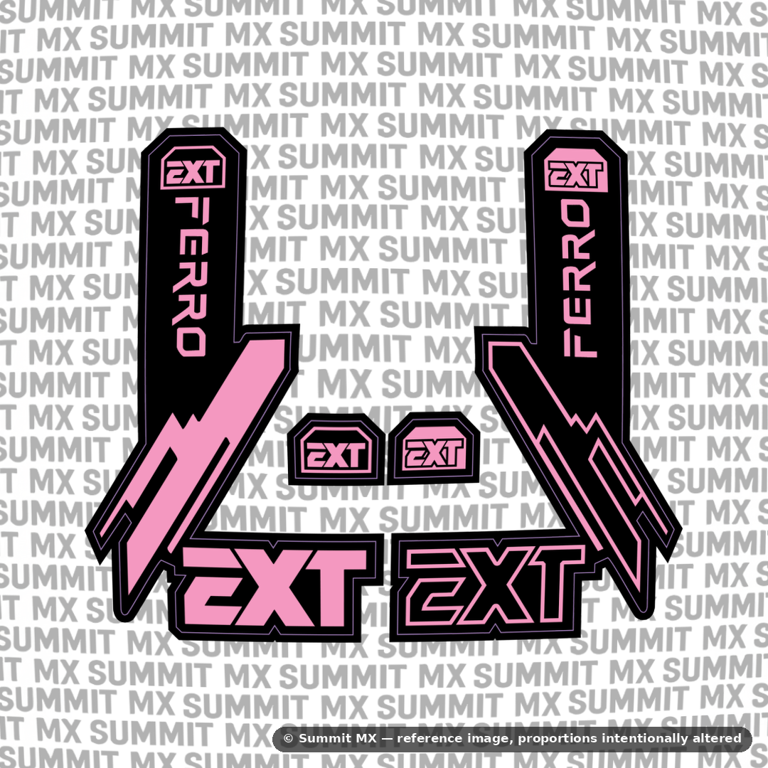 EXT Ferro Fork Tube Decal