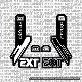 EXT Ferro Fork Tube Decal