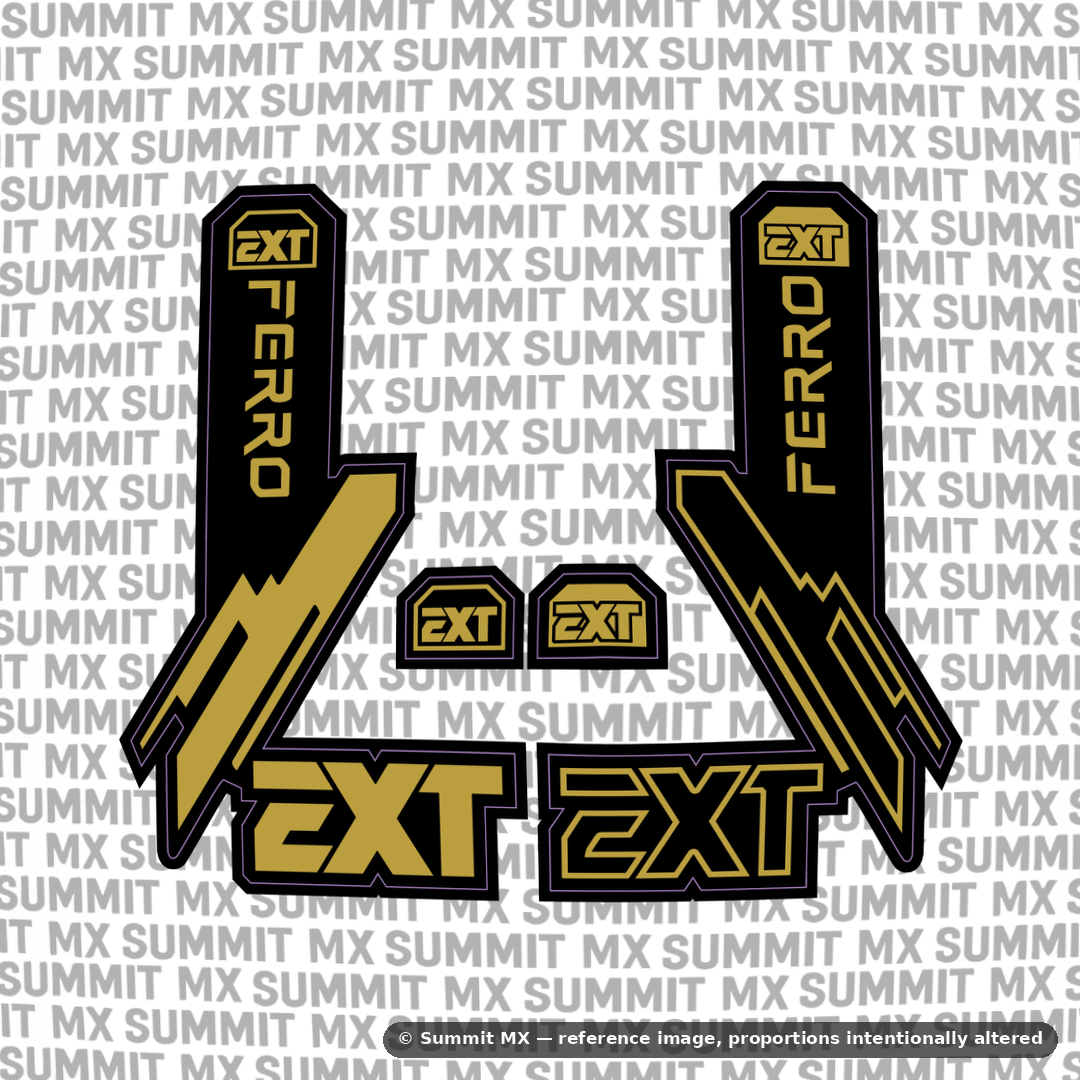 EXT Ferro Fork Tube Decal