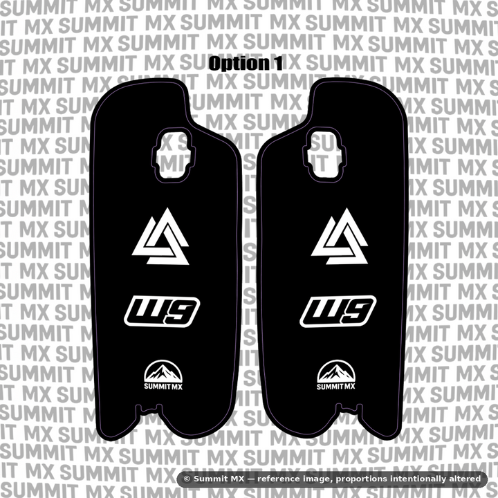 Fastace ALX13RC Fork Guard Decal