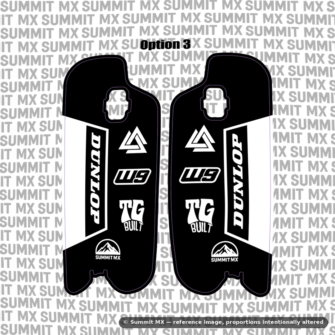 Fastace ALX13RC Fork Guard Decal