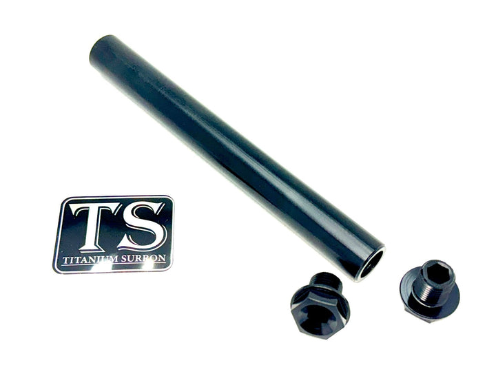 FastAce fork replacement axle and end-bolts for E-Ride Pro forks — hardware detail