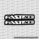 Fastace Fork Tube Decal (Without Fastace Icon)