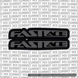 Fastace Fork Tube Decal (Without Fastace Icon)