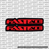 Fastace Fork Tube Decal (Without Fastace Icon)