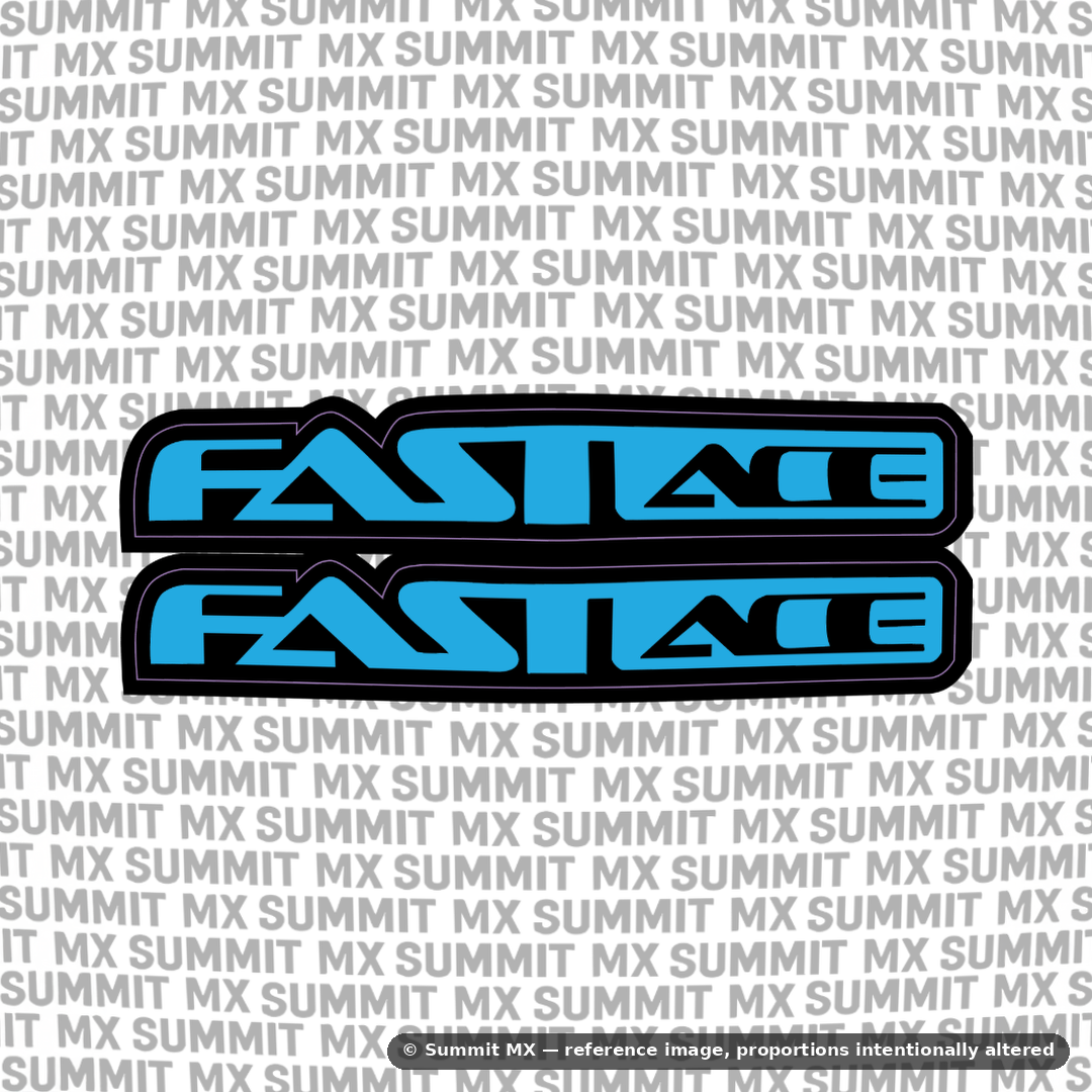 Fastace Fork Tube Decal (Without Fastace Icon)