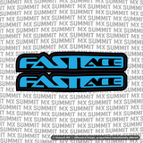 Fastace Fork Tube Decal (Without Fastace Icon)