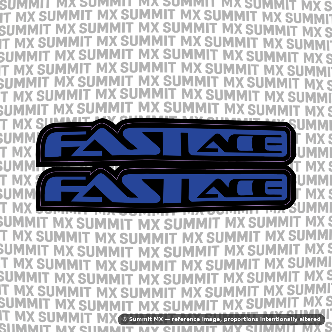 Fastace Fork Tube Decal (Without Fastace Icon)