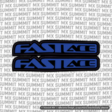 Fastace Fork Tube Decal (Without Fastace Icon)