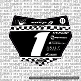 Finish Line Decal for Motocutz Number Plate