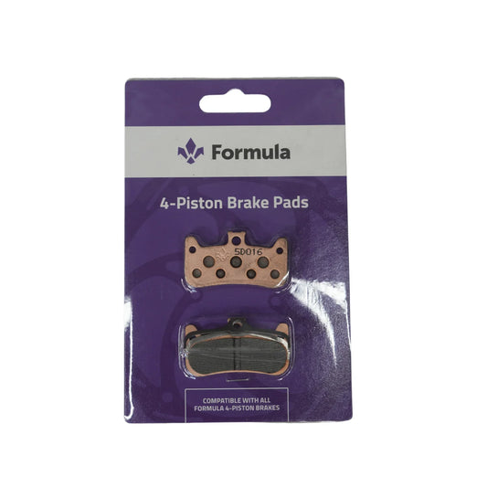 Formula 4-Piston Sintered Brake Pads for Surron Light Bee X and Talaria — sintered compound close-up