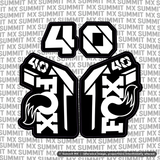 Fox 40 Fork Tube Decal